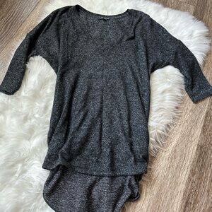NEVER WORN Express Heather Gray Knit Top